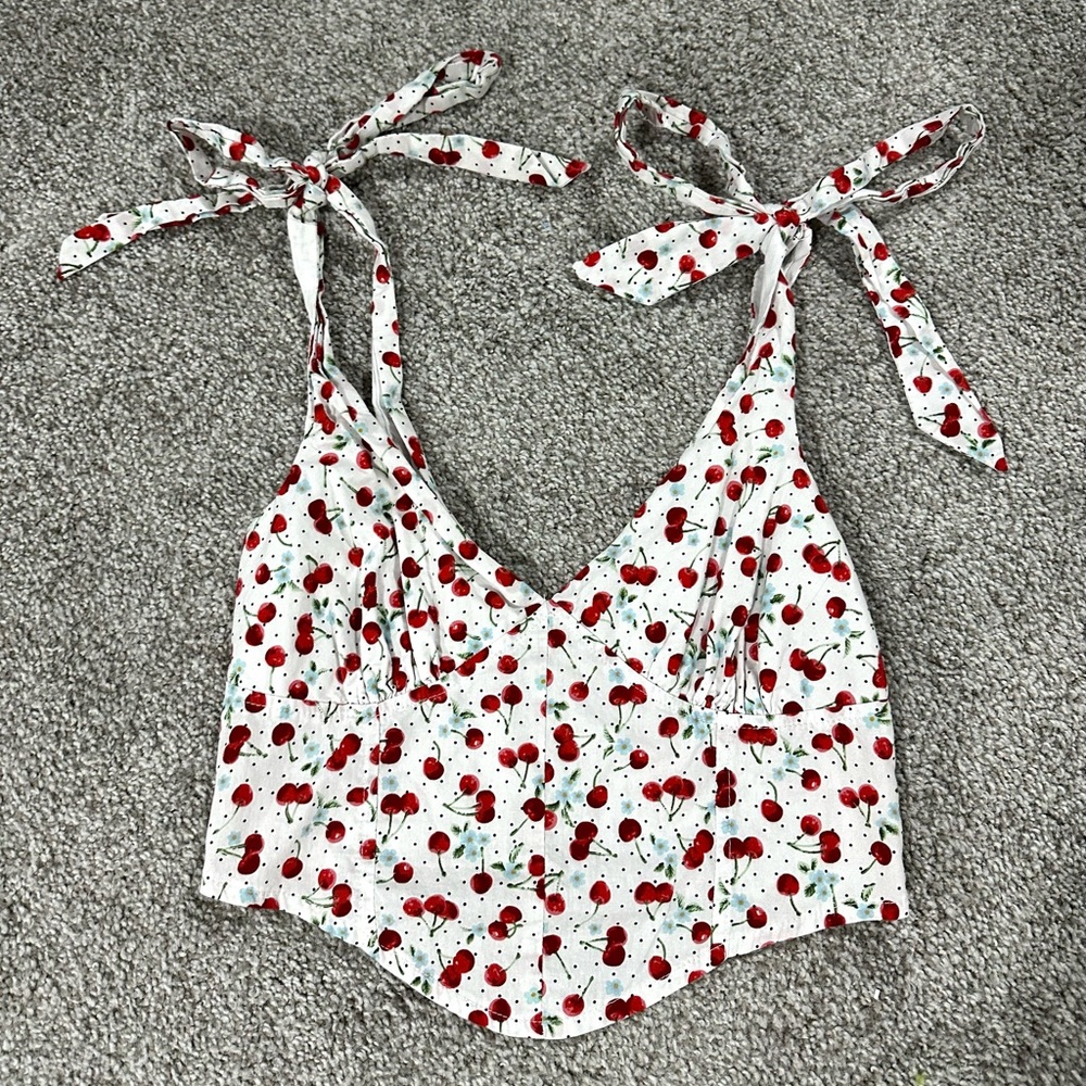 Revolve Cherry Top